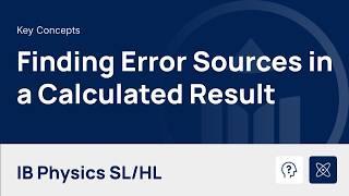 Finding Error Sources in a Calculated Result video thumbnail