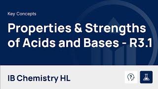 Properties and Strengths of Acids & Bases video thumbnail