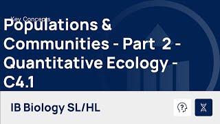 Populations and Communities - Quantitative Ecology - Part 2 video thumbnail