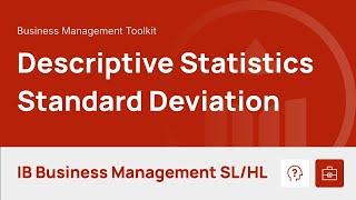 Descriptive Statistics - Standard Deviation video thumbnail