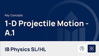 1-D Projectile Motion video thumbnail