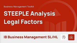 STEEPLE Analysis Legal Factors video thumbnail