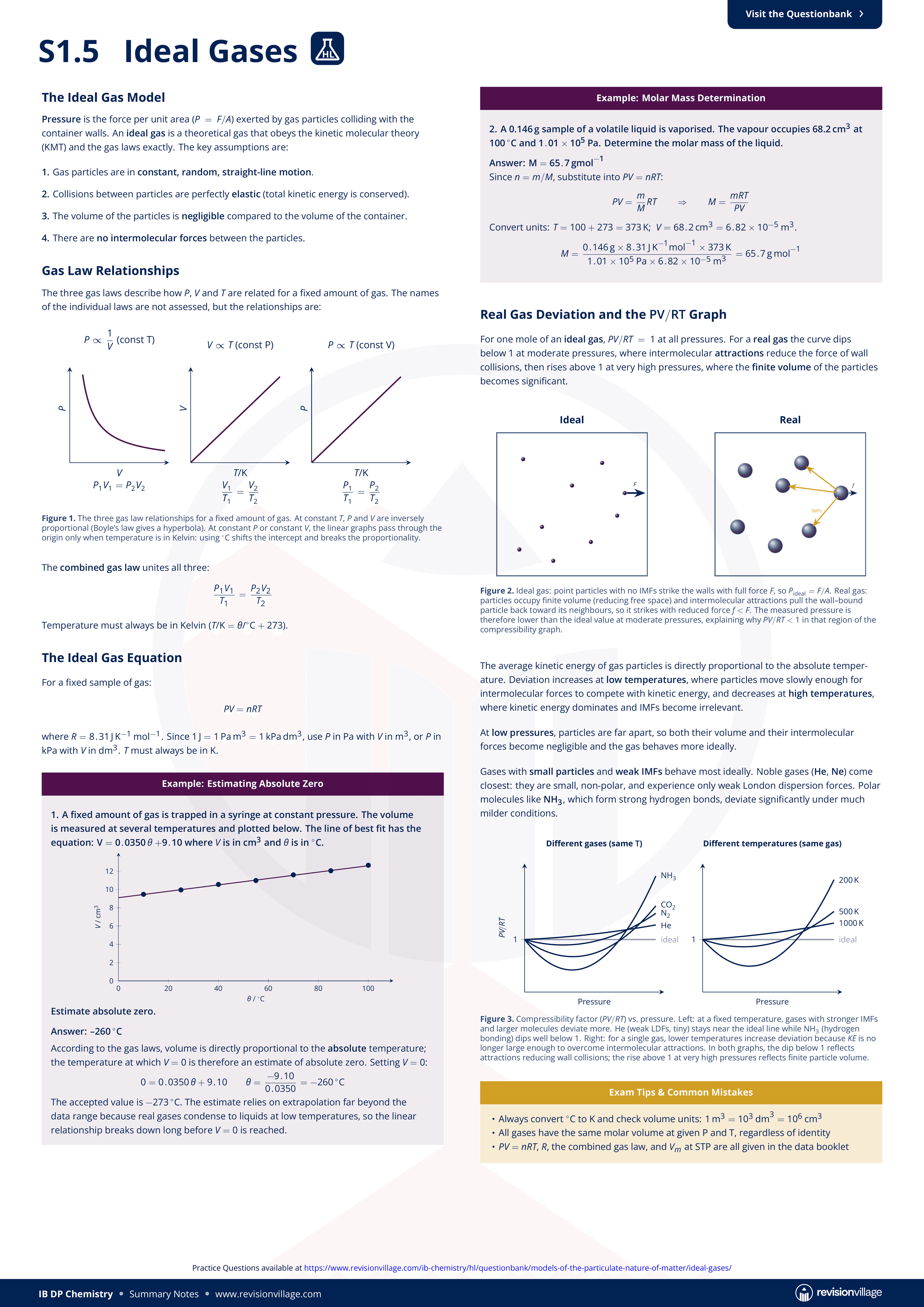 S1.5 - Ideal Gases