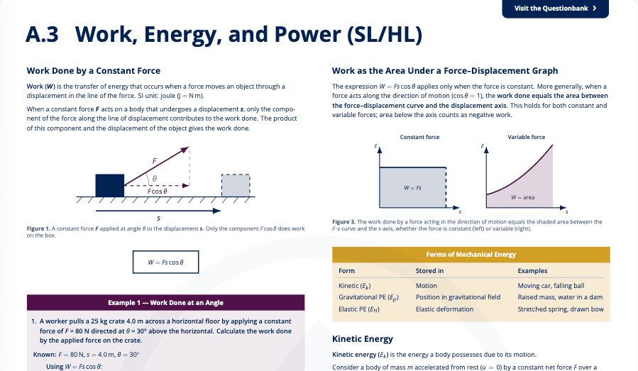 A.3 - Work, Energy, and Power