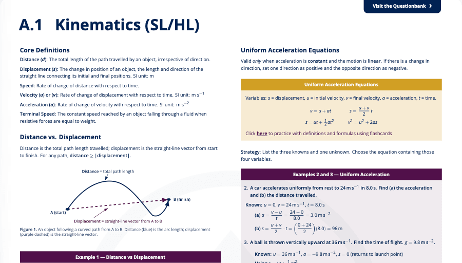 A.1 - Kinematics