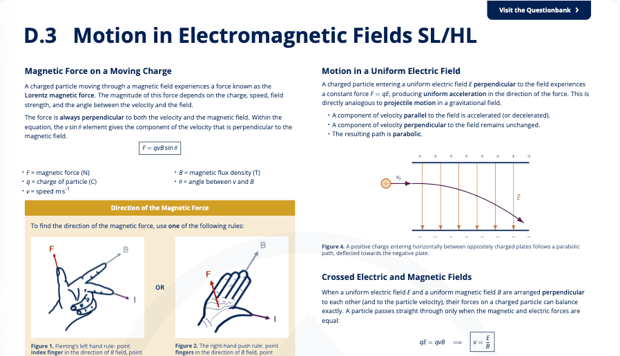 D.3 - Motion in Electromagnetic Fields
