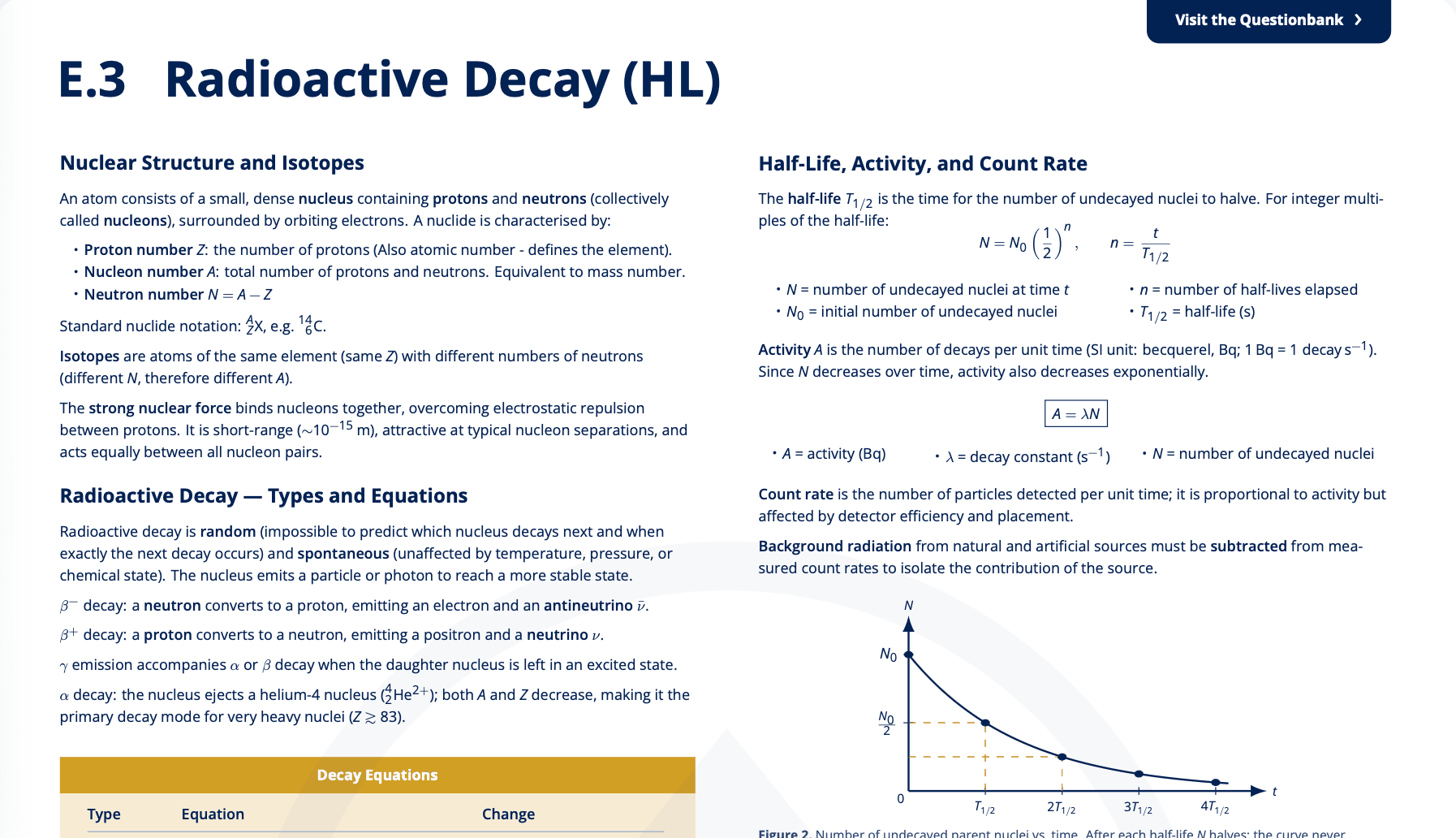 E.3 - Radioactive Decay