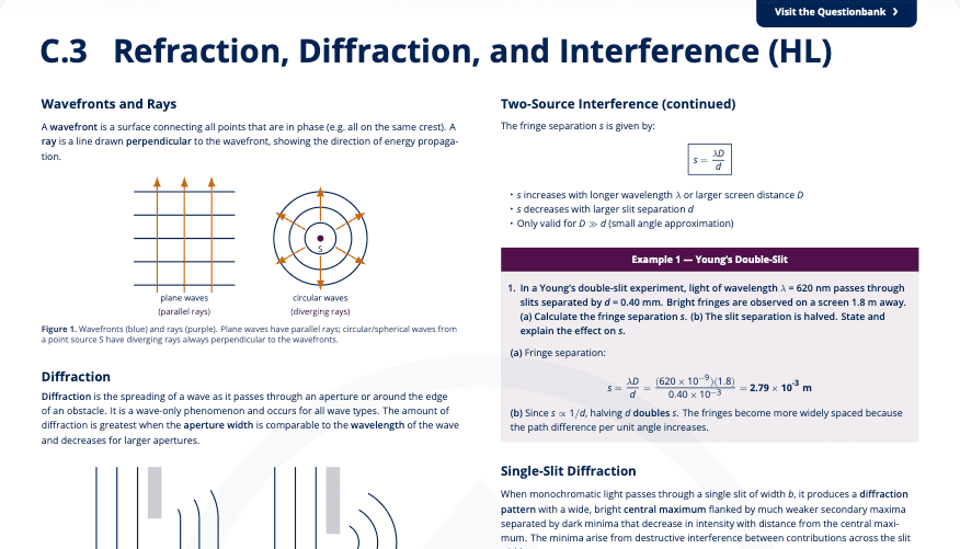 C.3 - Refraction, Diffraction, Superposition, and Interference