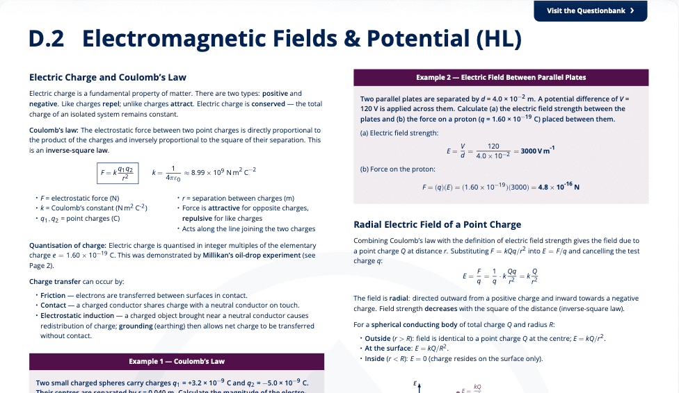 D.2 - Electromagnetic Fields & Potential
