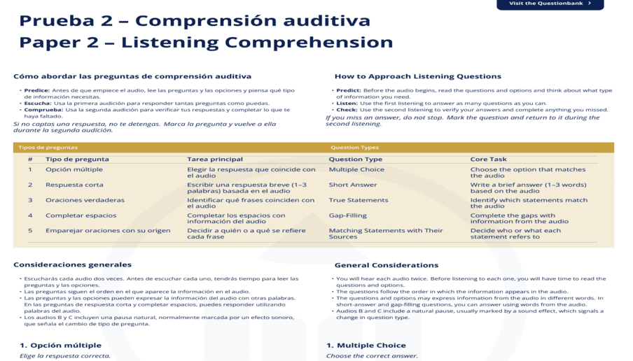 Comprensión auditiva