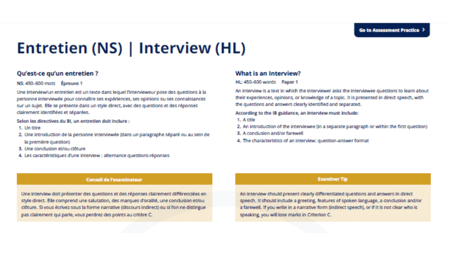 Entretien