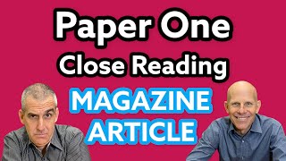 Magazine Article - Close Reading video thumbnail