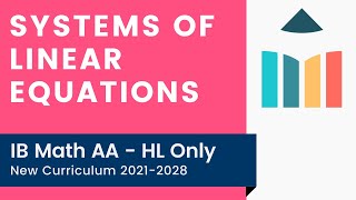 Systems of Linear Equations video thumbnail